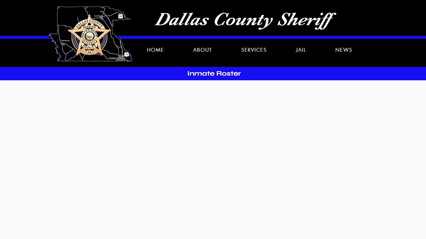 INMATE ROSTER-old | Dallas Co Sheriff